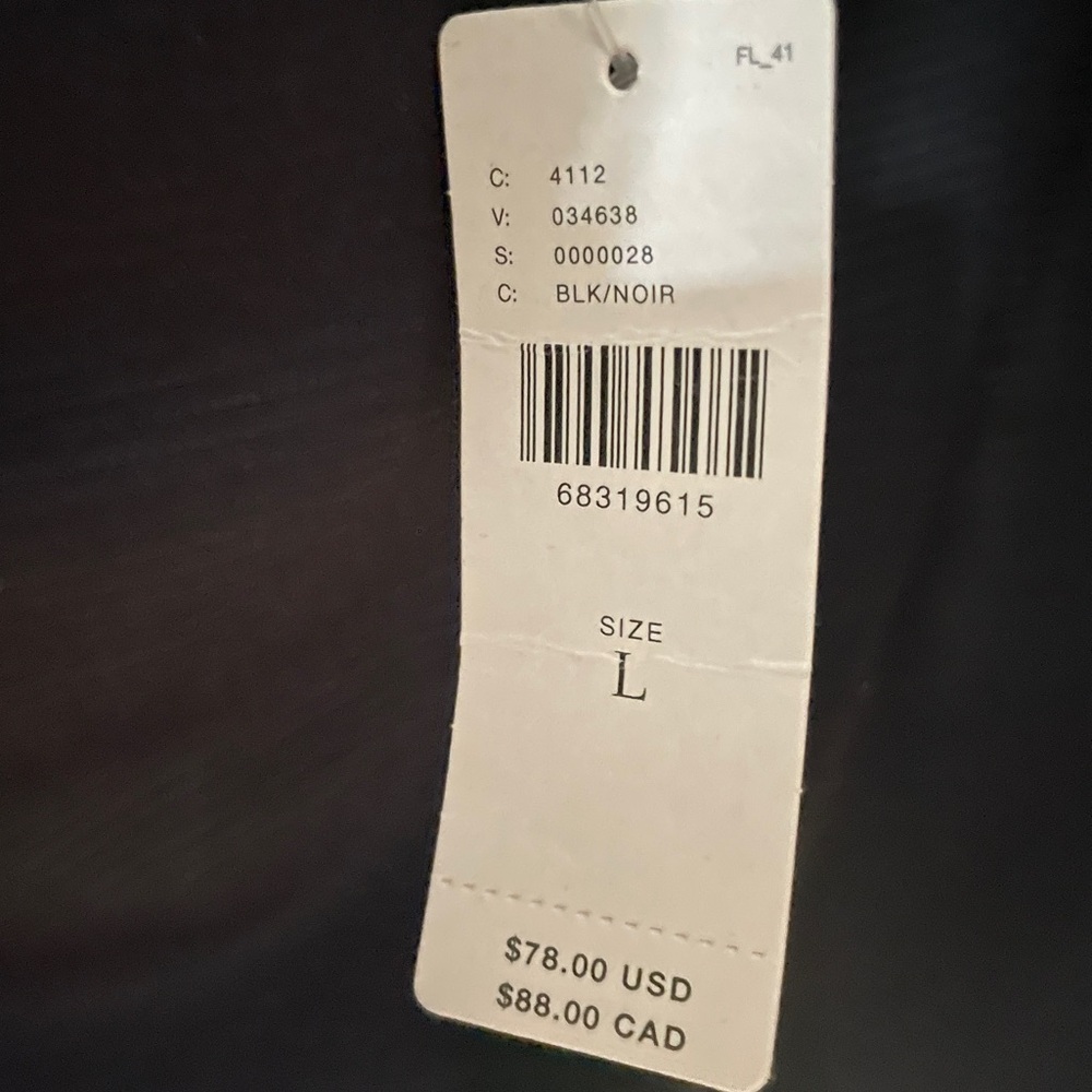 NWT Maeve Anthropologie Ribbed Off Shoulder Snap Button cardigan top w/ collar L - Picture 10 of 10